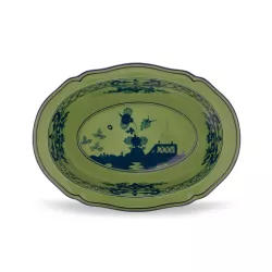 VASSOIO OVALE FONDO 25 CM, ORIENTE ITALIANO