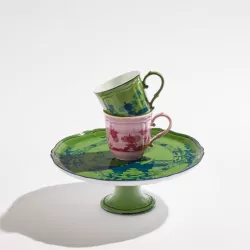 CAKE STAND WITH FOOT 30 CM, ORIENTE ITALIANO