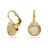 BELLA V DROP EARRINGS, ROUND CUT