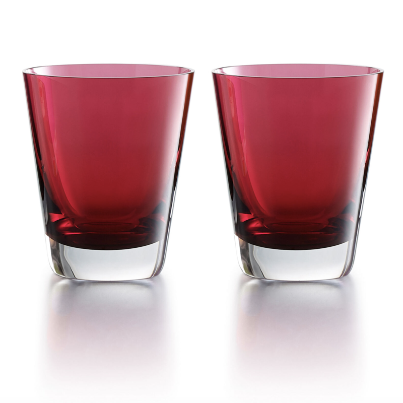 SET OF TWO GLASSES BABY MOSAIQ RUBY RED 2811578