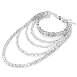 MILLENIA NECKLACE WHITE, RHODIUM PLATING 5717913