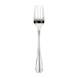 SILVER-PLATED SALAD FORK,...