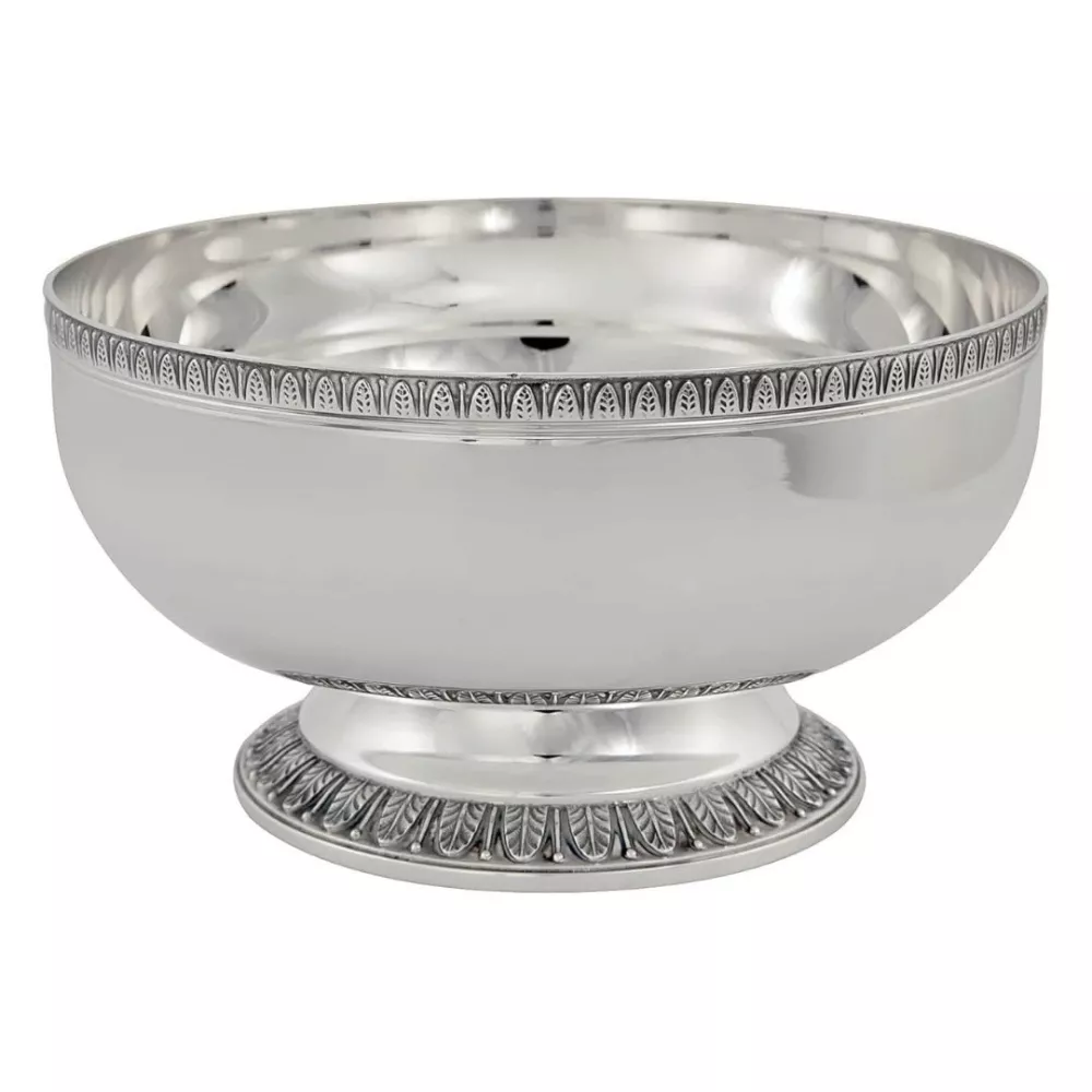 SILVER PLATED BOWL WITH PEDESTAL, MALMAISON 4225535