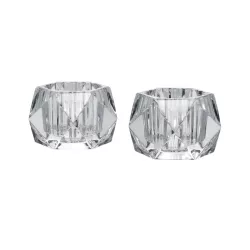 SET OF 2 TRANSPARENT LOUXOR...