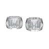 SET OF 2 TRANSPARENT LOUXOR CANDLE HOLDERS 2815648