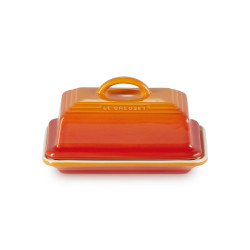 BUTTER DISH 17X12 CM ORANGE...
