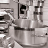 DEEP 2 HANDLES SAUCEPOT, STEEL SERIE 1100