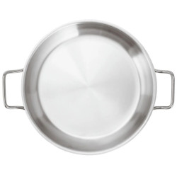 ROUND LOW CASSEROLE, STEEL SERIES 1100
