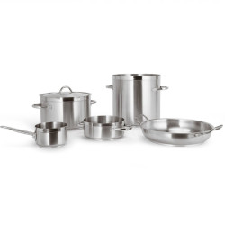ROUND LOW CASSEROLE, STEEL SERIES 1100