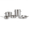 ROUND LOW CASSEROLE, STEEL SERIES 1100