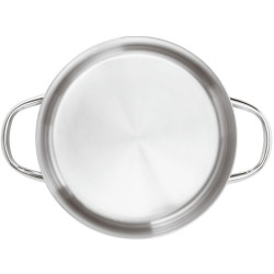 2 HANDLES STEEL LOW CASSEROLE, SERIES 1100