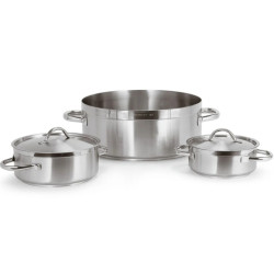 2 HANDLES STEEL LOW CASSEROLE, SERIES 1100