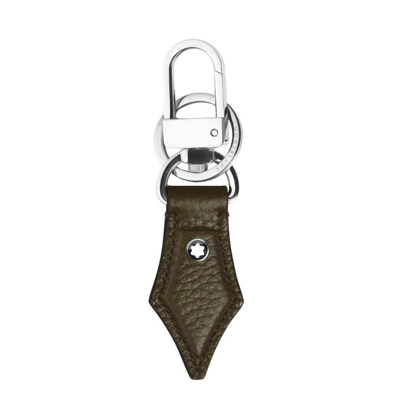 GRAINED LEATHER PEN KEYCHAIN