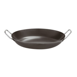 IRON PAELLA PAN, 2 HANDLES