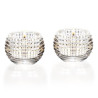 SET OF 2 EYE CANDLE HOLDERS, CLEAR 2810638