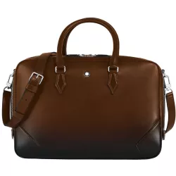 LARGE DOCUMENT CASE, BROWN...