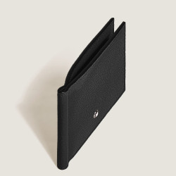 PORTAFOGLIO 6 SCOMPARTI CON FERMASOLDI IN PELLE GRANULATA 221402