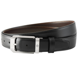 REVERSIBLE BELT, BLACK AND...