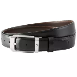 REVERSIBLE BELT, BLACK AND...