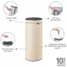 PATTUMIERA NEW TOUCH BIN, 30 LT