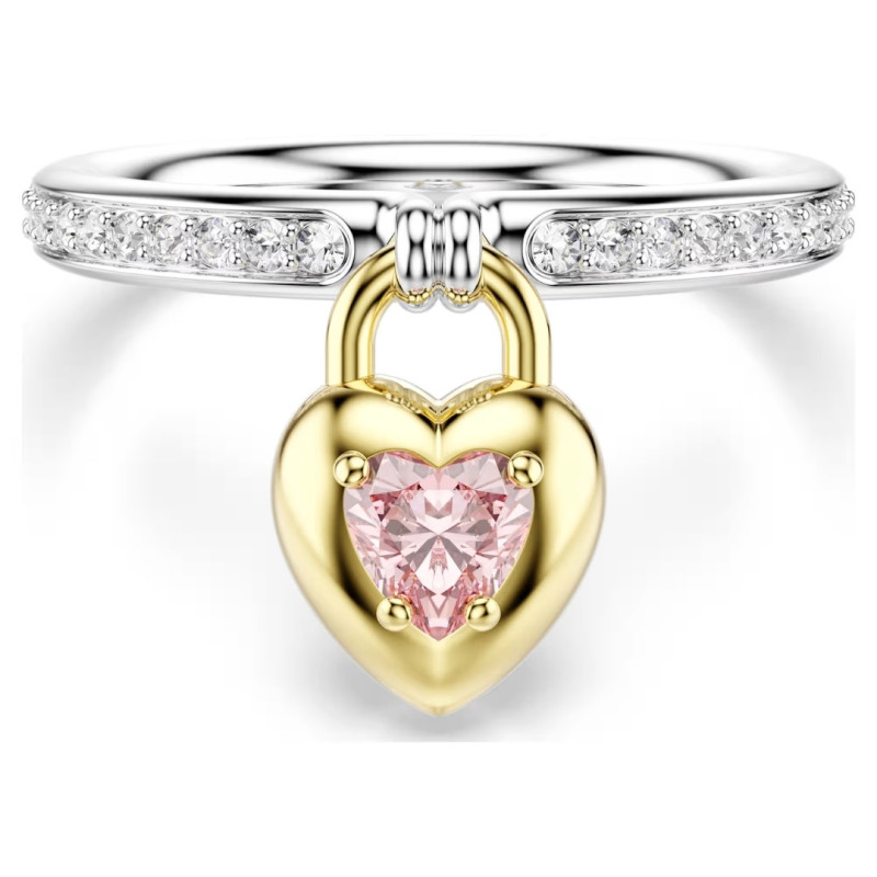 ANELLO IDYLLIA CUORE ROSA MIX DI FINITURE