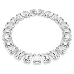 MILLENIA NECKLACE, OVERSIZE CRYSTALS, OCTAGON CUT
