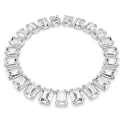 MILLENIA NECKLACE, OVERSIZE CRYSTALS, OCTAGON CUT