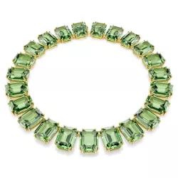 COLLANA MILLENIA, CRISTALLI OVERSIZED, TAGLIO OTTAGONALE