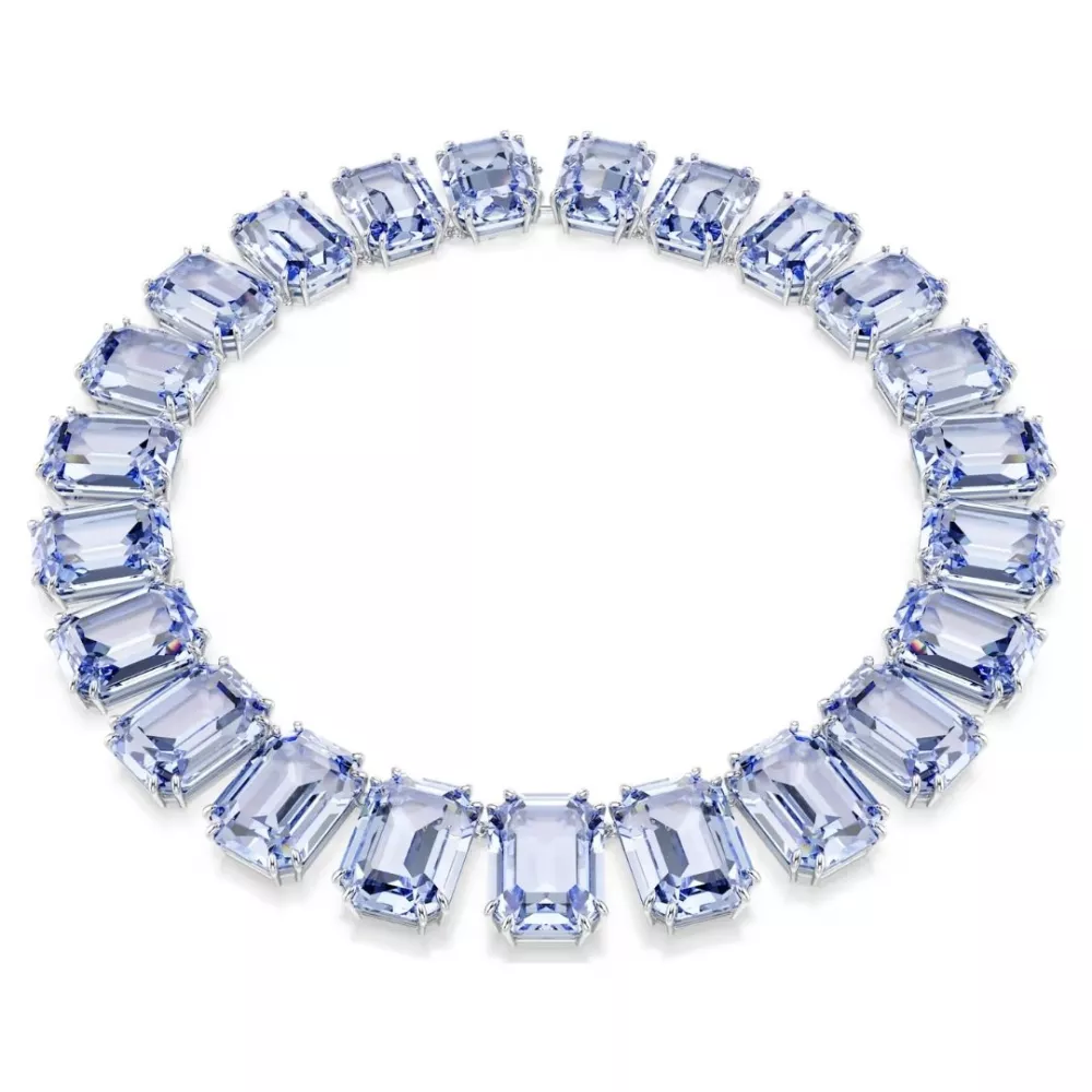 MILLENIA NECKLACE, OVERSIZE CRYSTALS, OCTAGON CUT