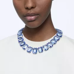 MILLENIA NECKLACE, OVERSIZE CRYSTALS, OCTAGON CUT