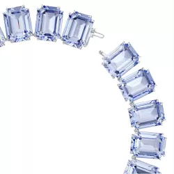 MILLENIA NECKLACE, OVERSIZE CRYSTALS, OCTAGON CUT