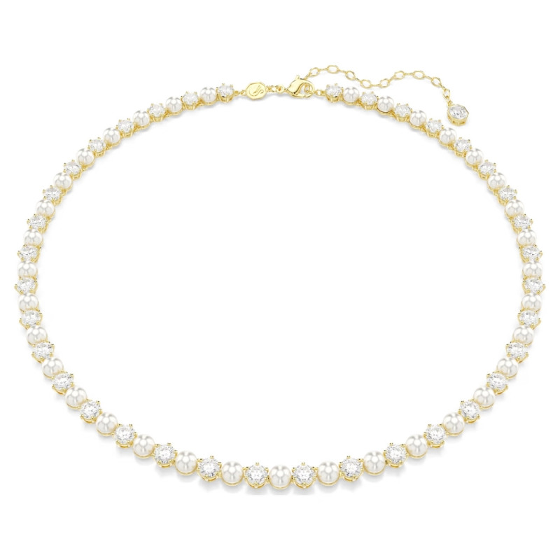 MATRIX NECKLACE, CRYSTAL PEARL, 5742039