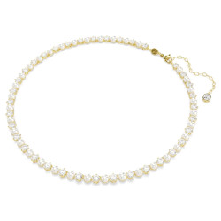 MATRIX NECKLACE, CRYSTAL PEARL, 5742039