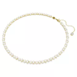 MATRIX NECKLACE, CRYSTAL PEARL, 5742039