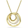 HYPERBOLA WHITE AND GOLD NECKLACE, 5740410