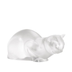 MOTIF CRYSTAL CROUCHED CAT
