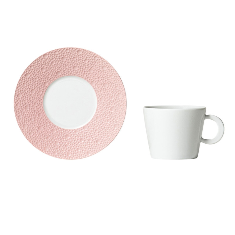 TAZZA THE CON PIATTINO ECUME ROSE 2589-20454