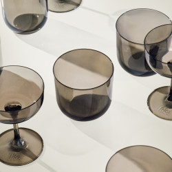 SET OF 2 WATER GLASSES LIKE GREY SMOKE 19-5186-8180