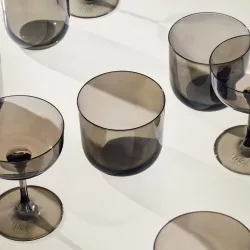 SET OF 2 WATER GLASSES LIKE GREY SMOKE 19-5186-8180