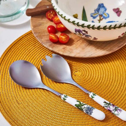 PAIR OF SALAD CUTLERY 25 CM BOTANIC GARDEN BG1107