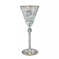 WINE GLASS, GOLD PAULA,...