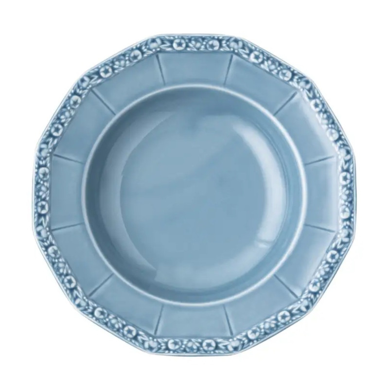 PIATTO FONDO 23 CM MARIA DREAM BLUE