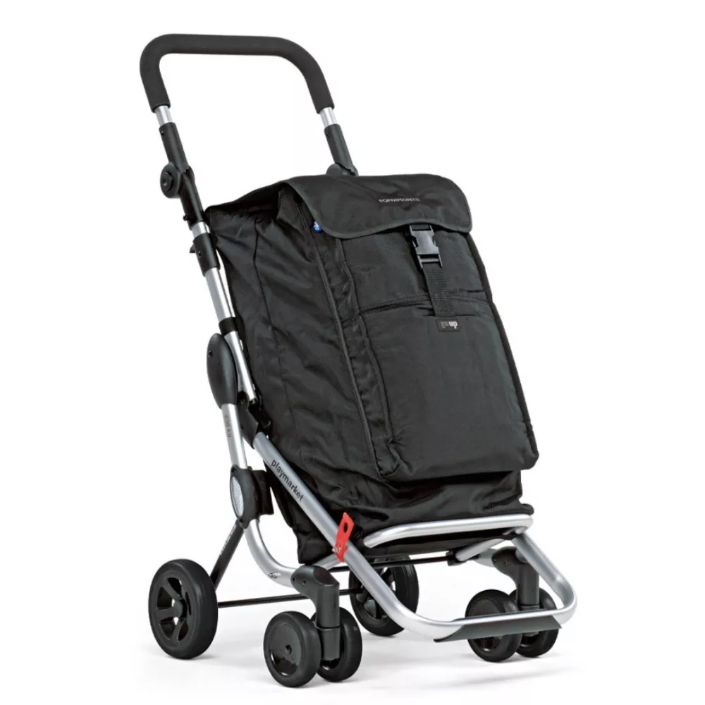 SHOPPING TROLLEY WITH THERMAL POCKET, GO UP