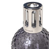 PERFUME LAMP WITH BURNER DISCO GRIS + 250 ML AMBER