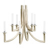 KHAN METALLIZED SUSPENSION LAMP, GLOSSY CHAMPAGNE