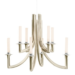 LAMPADA KHAN METALLIZZATA, CHAMPAGNE 9545/BL