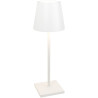 LAMPADA DA TAVOLO, POLDINA L BIANCO H 50 CM