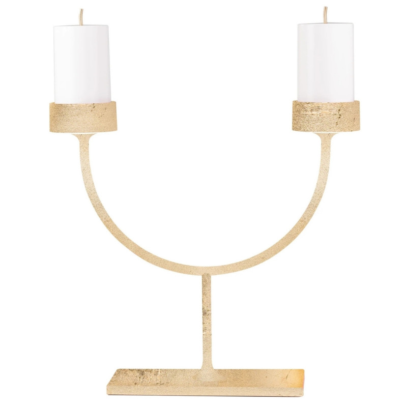 LAMPADA TAVOLO H 36 CM, PERPETUA DOUBLE ORO