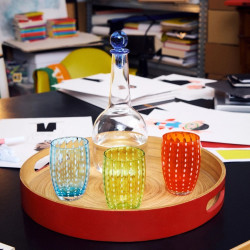 SET OF 2 PERLE TUMBLER GLASS