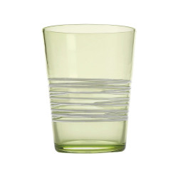 COLOURED TUMBLER FILANTE, GLASS